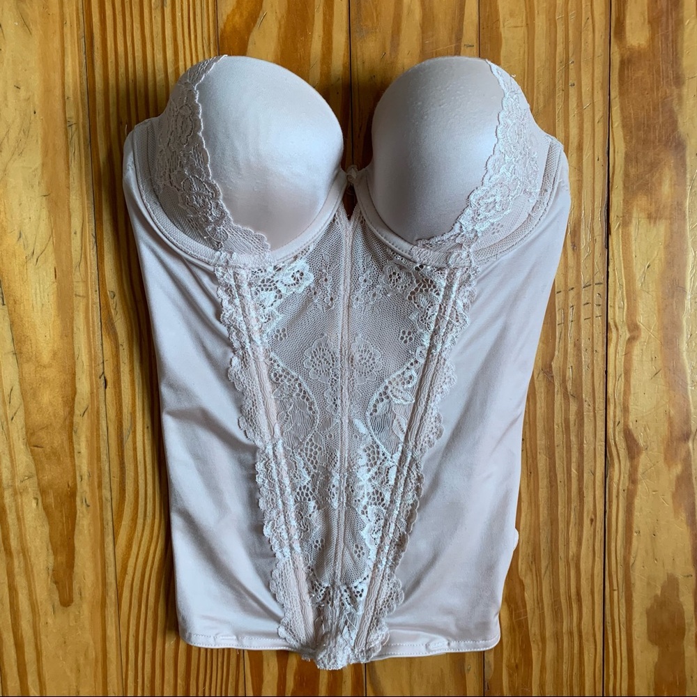 3/$15❗️ courset boustier, nude, 32B
